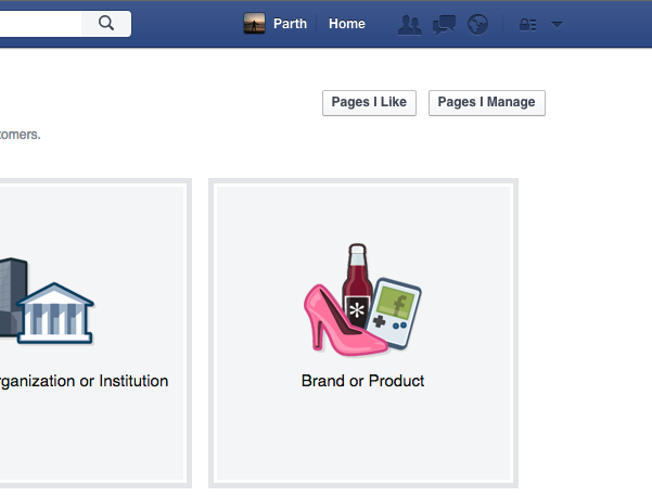 Pages i like in facebook