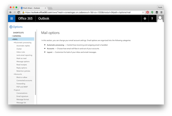 Forward Office 365 Mails To Gmail Or Other Mail Account